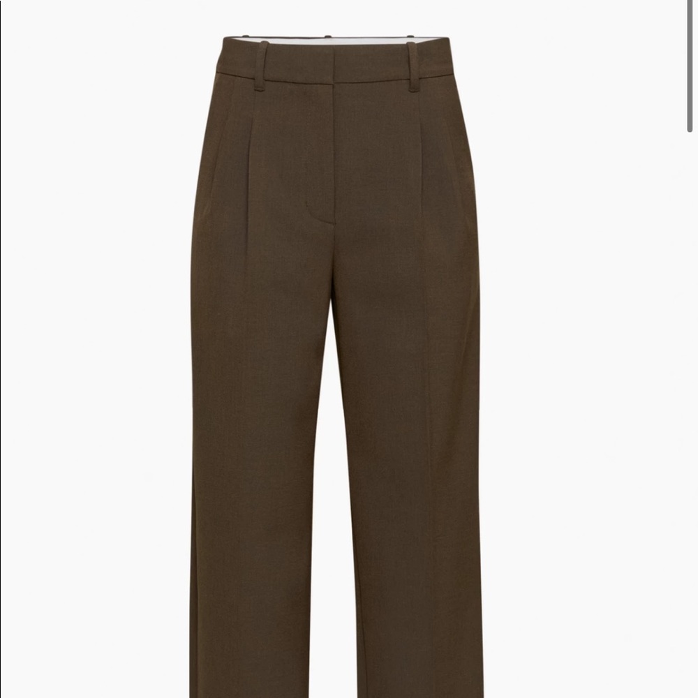 Aritzia Effortless Pant in Heather Rich Cocoa